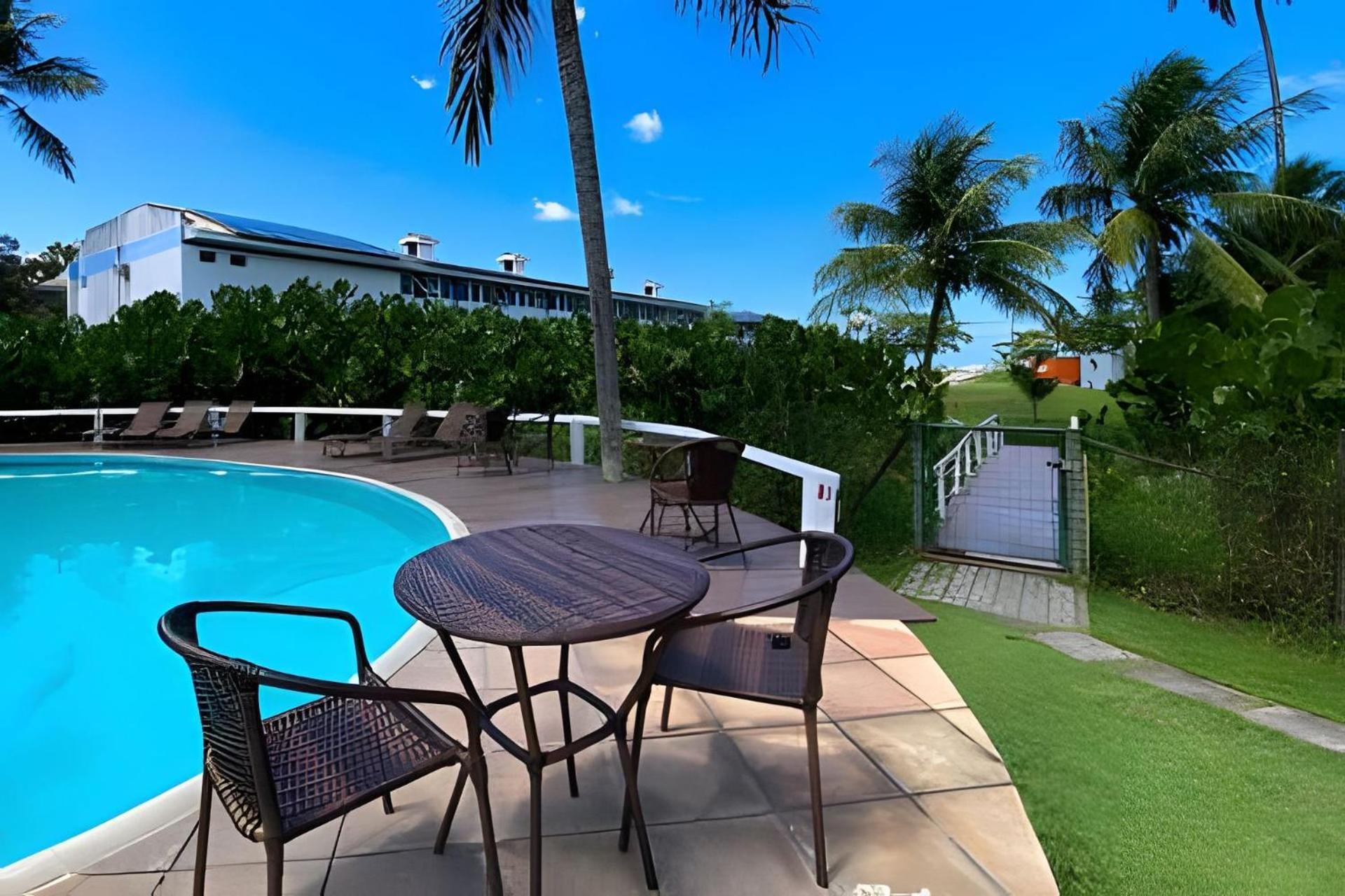 Em Frente A Praia De Taperapuan; Piscina; 1 Quarto; Wifi 300 Mbs; Estacionamento Gratuito 1 Veiculo Porto Seguro Buitenkant foto